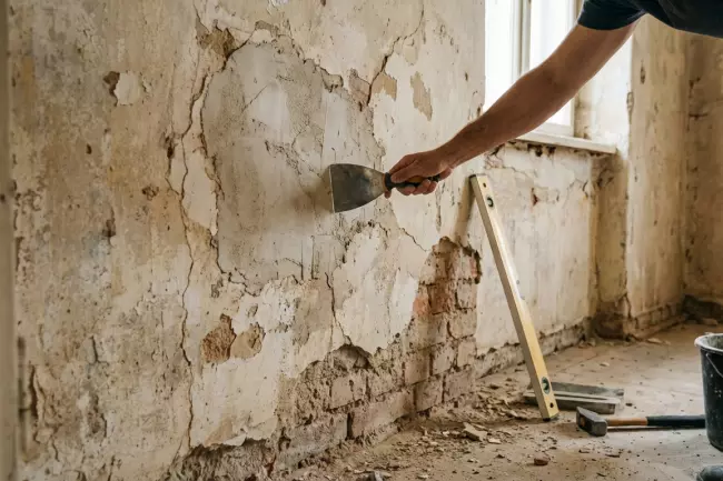 Оценка основания стен перед выравниванием