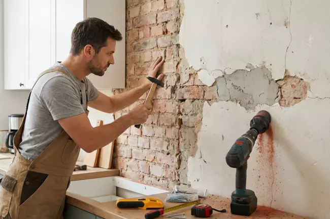 Определение несущей способности стены под шкафы