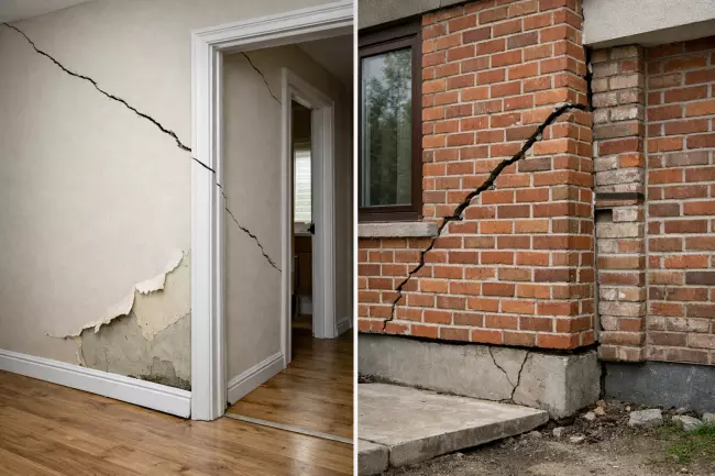 Признаки и риски неравномерной осадки фундамента