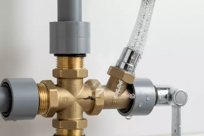 Подсос воздуха в водопроводе через неплотности арматуры