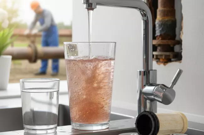 Причины ржавой мутной воды в водоснабжении