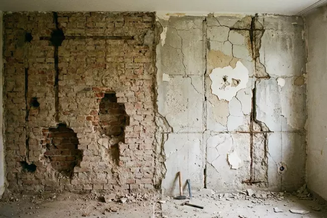 Усиление слабых стен перед отделкой в квартире