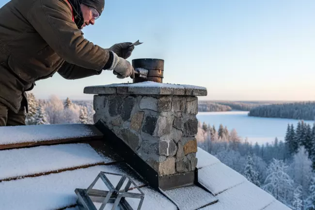 Проверка и очистка дымохода перед морозами