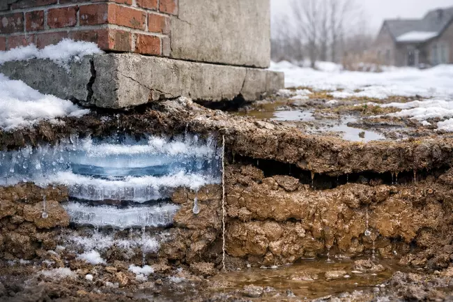 Пучение глинистого грунта и риски фундамента