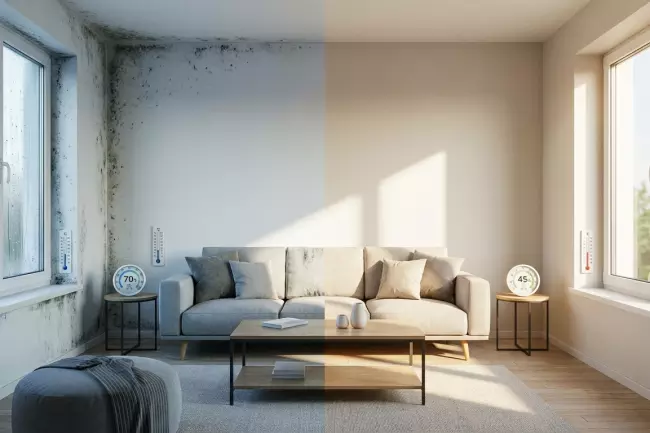 Утепление, температура стен и влажность дома