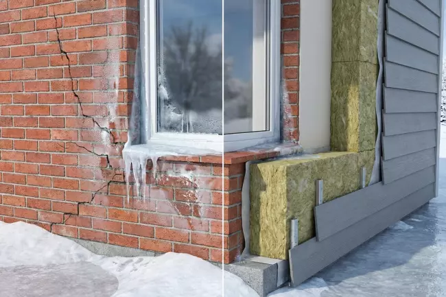 Защита стен от промерзания и конденсата