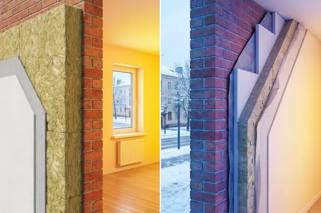 Теплоизоляция внутренних стен квартиры: отличия от наружной