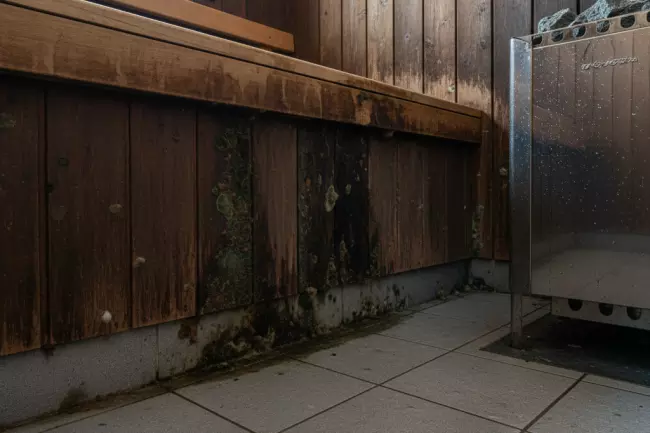 Грибок в бане: причины, очаги, борьба