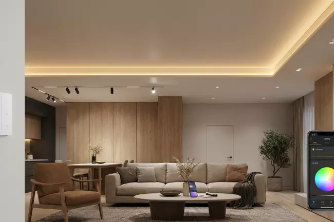 Интеграция умного дома в натяжной потолок