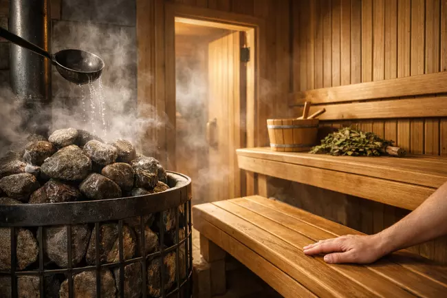 Готовность бани к парению: температура и влажность