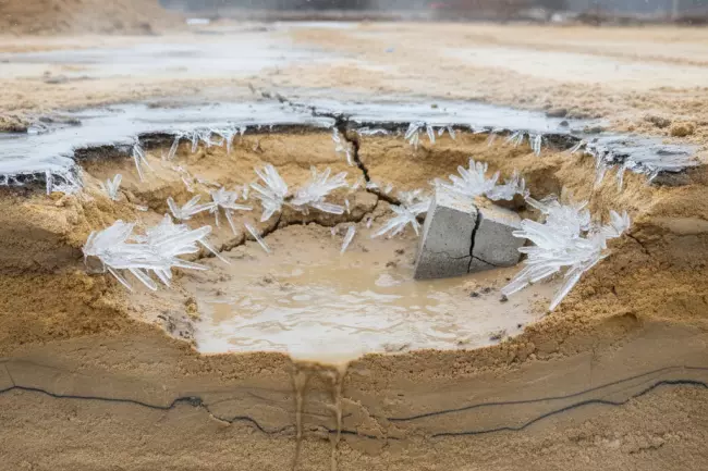 Супесь: увлажнение, промерзание, несущая способность