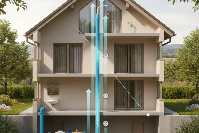 Влияние этажности дома на давление воды