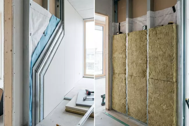 Утепление стен без потери площади