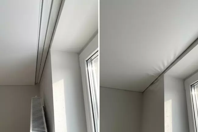 Обязательные температурные зазоры натяжных потолков