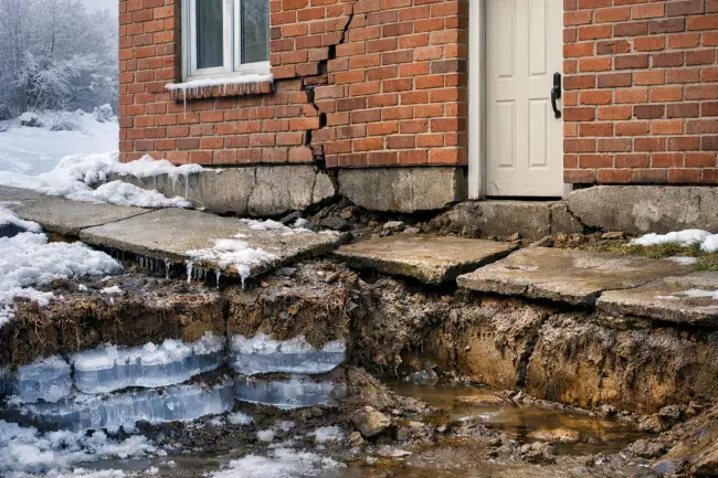 Суглинок: пучение и сезонные подвижки грунта