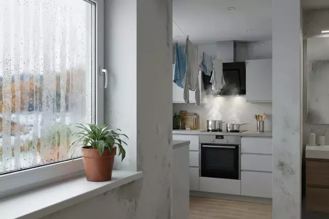 Рост влажности при утеплении и плохой вентиляции