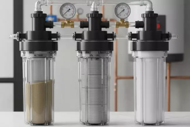 Сетчатые, дисковые и картриджные фильтры воды