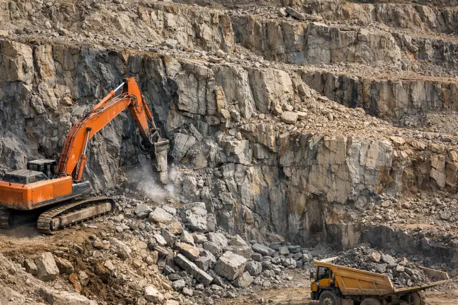 Скальный грунт: сложности выемки и котлована