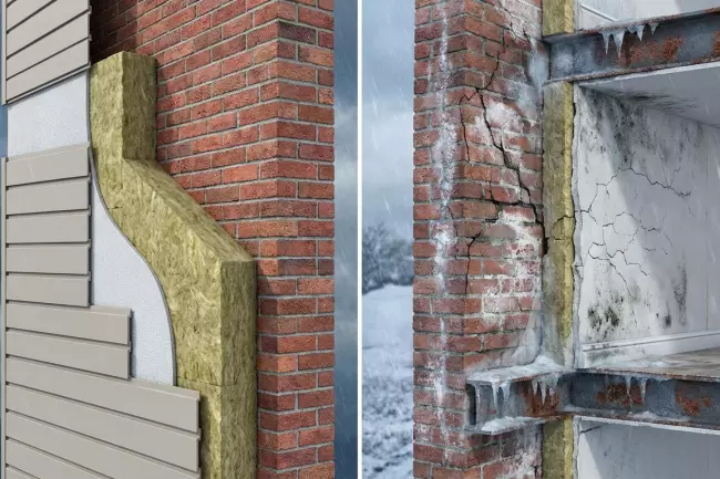 Влияние утепления на срок службы стен