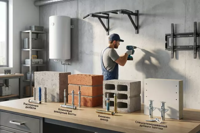 Безопасное крепление тяжёлых предметов к стене