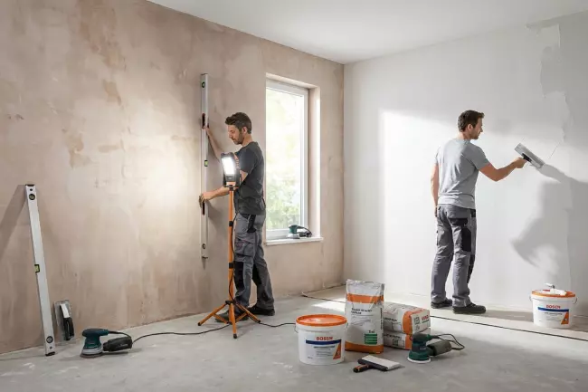 Выравнивание и финишная подготовка стен