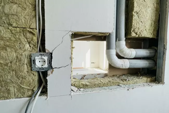 Ошибки шумоизоляции стен: розетки и инженерные проходы