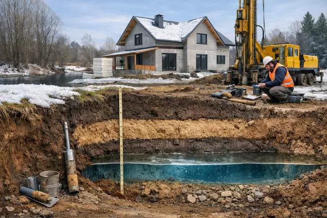 Грунт и глубина промерзания при проектировании фундамента