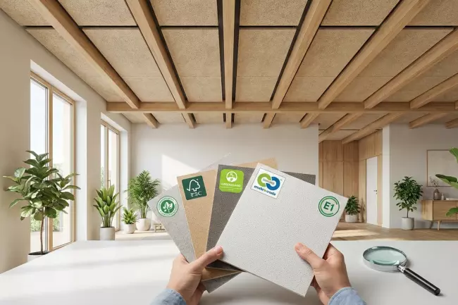 Сертификаты и маркировки экологичных потолочных материалов