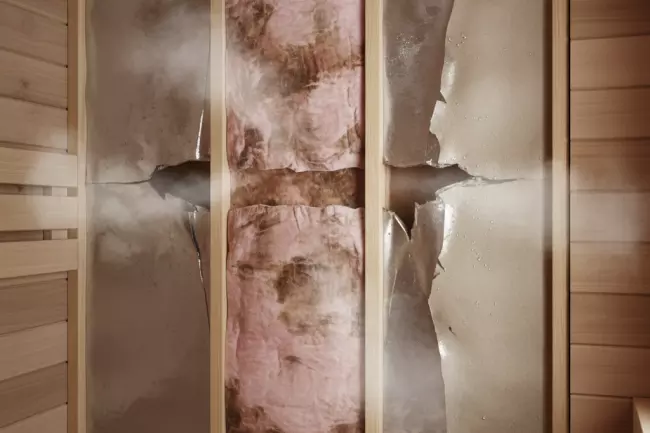 Ошибки пароизоляции в парной и теплопотери