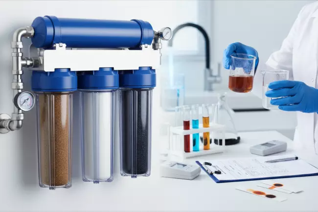 Подбор фильтра тонкой очистки воды по анализу