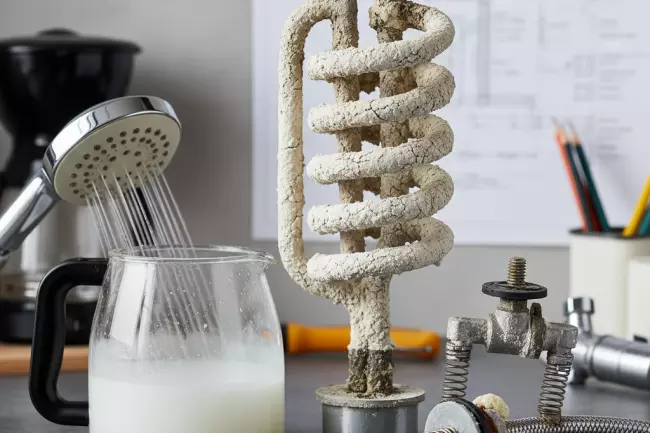 Причины известкового налета от жесткой воды