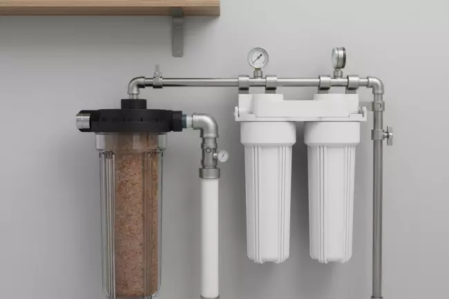 Двухступенчатая фильтрация воды в частном доме