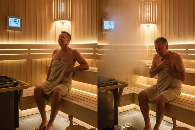 Оптимальная температура и влажность в парилке