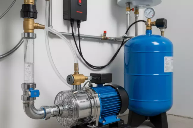 Воздух в водоснабжении: насосы, гидроаккумулятор, пробки