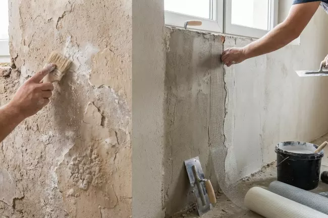 Усиление стен под тяжёлые отделочные материалы