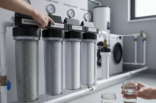 Выбор степени фильтрации механических фильтров воды