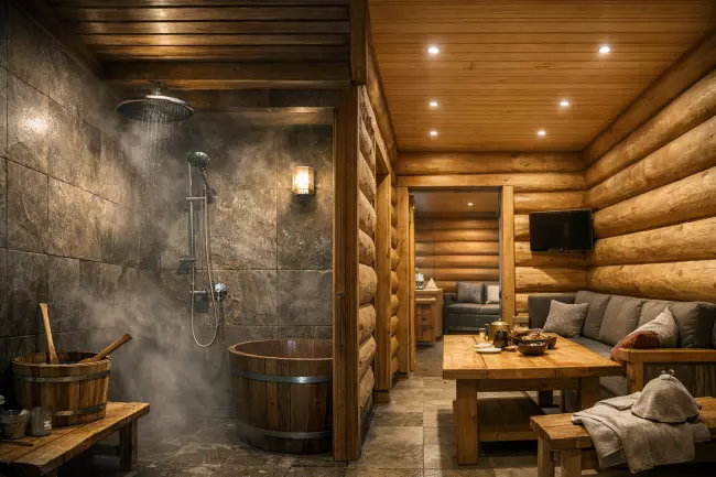 Оптимальная высота потолков в бане