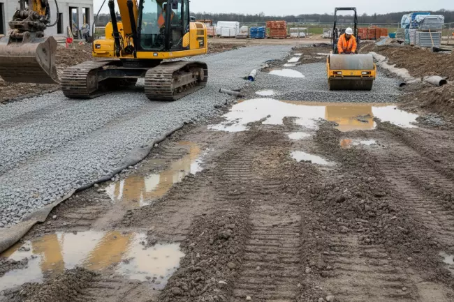 Защита грунта от просадок и колейности