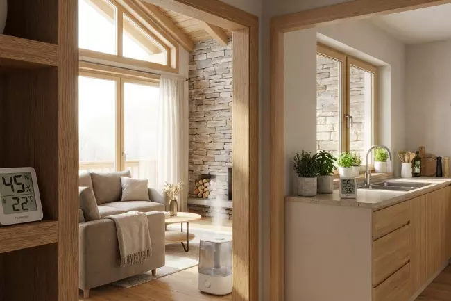 Контроль влажности воздуха после утепления дома