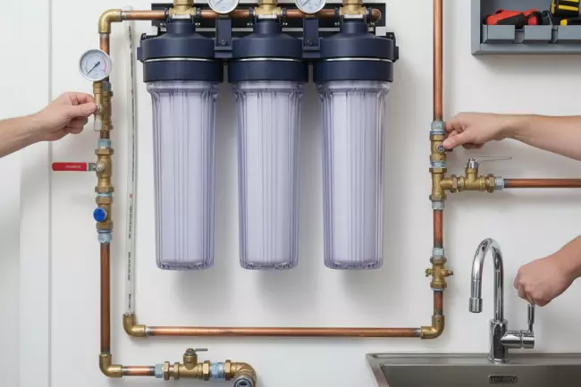 Подготовка системы водоснабжения к замене фильтров
