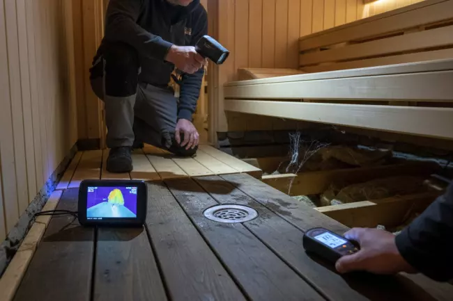 Утепление пола в готовой бане, диагностика холодов