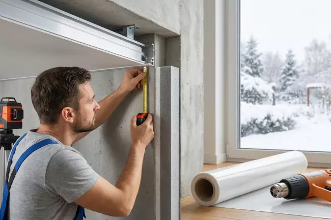 Температурные зазоры натяжных потолков по материалам