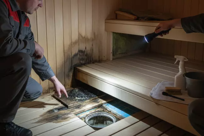 Устранение затхлого запаха в бане