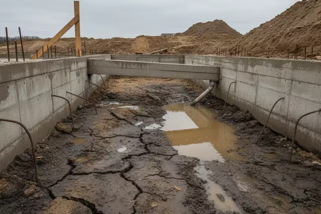 Супесь и высокий уровень грунтовых вод