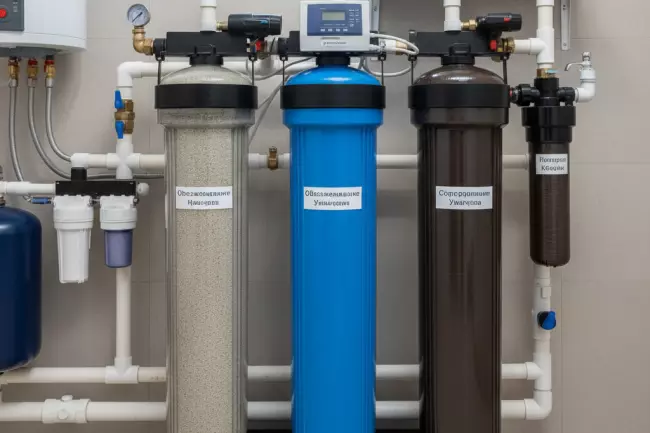 Многоступенчатая система фильтрации воды для дома