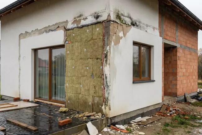 Ошибки поэтапного утепления фасада и примыканий