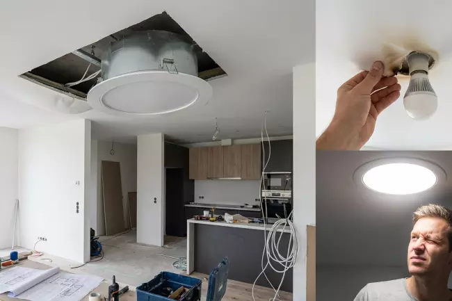 Выбор потолка под точечное освещение без ошибок