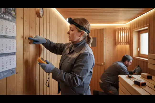 Периодические проверки и обслуживание бани по сезонам