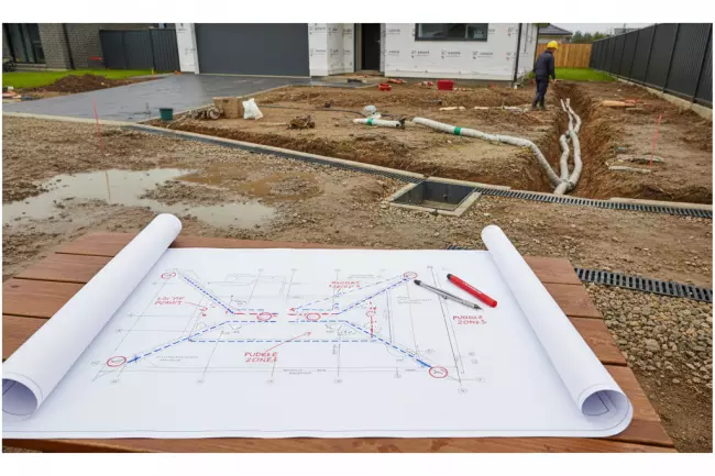 Инженерный план участка: дренаж и водоотведение