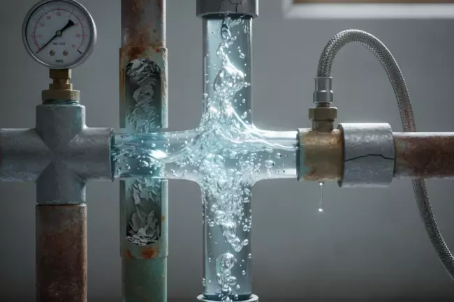 Воздух в водопроводных трубах: причины и опасность
